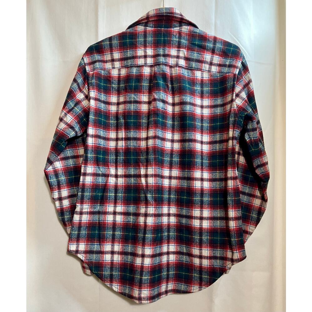 Pendelton Red & Green Flannel Mens *NO SIZE* - Picture 2 of 7